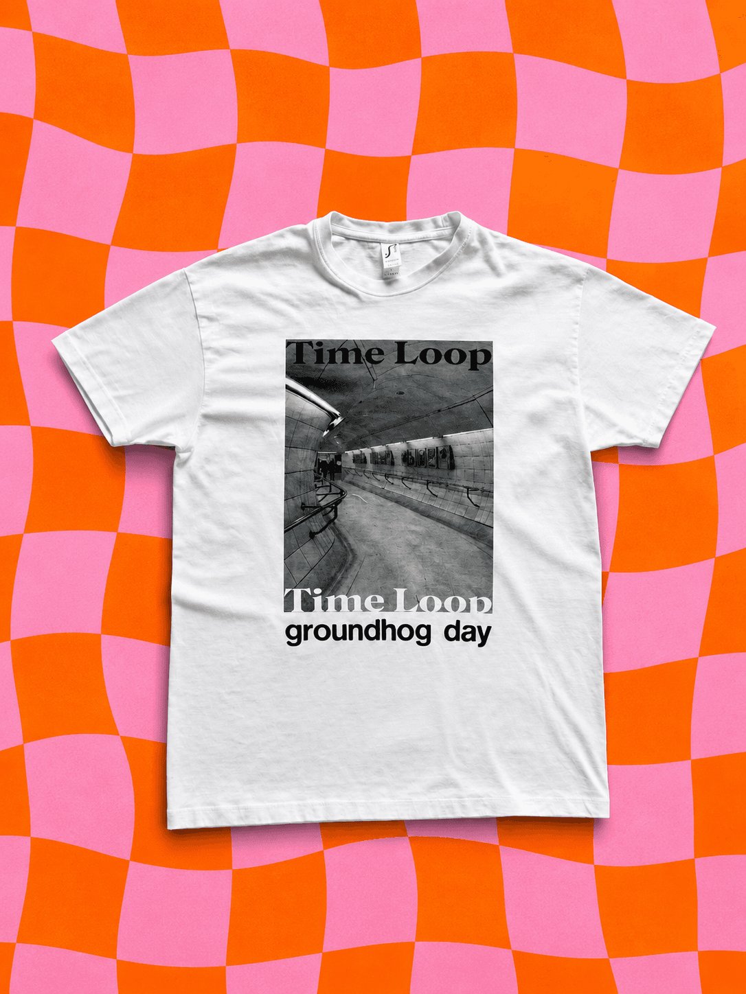 Time Loop t-shirt, front